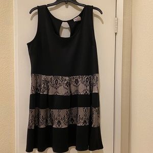 ♦️Black and Gold Tank Dress♦️